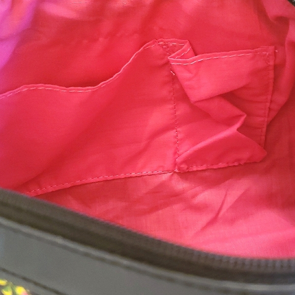 Betsey Johnson Betseyville Vegan Floral Stud Bow  Quilted Shoulder Bag Purse - Picture 12 of 17